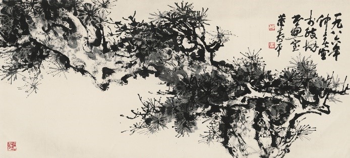 <h2>松树</h2><p>作者：董寿平</p><p>创作年代：1986年</p><p>规格：105cm×232.5cm</p><p>品类：中国画</p>